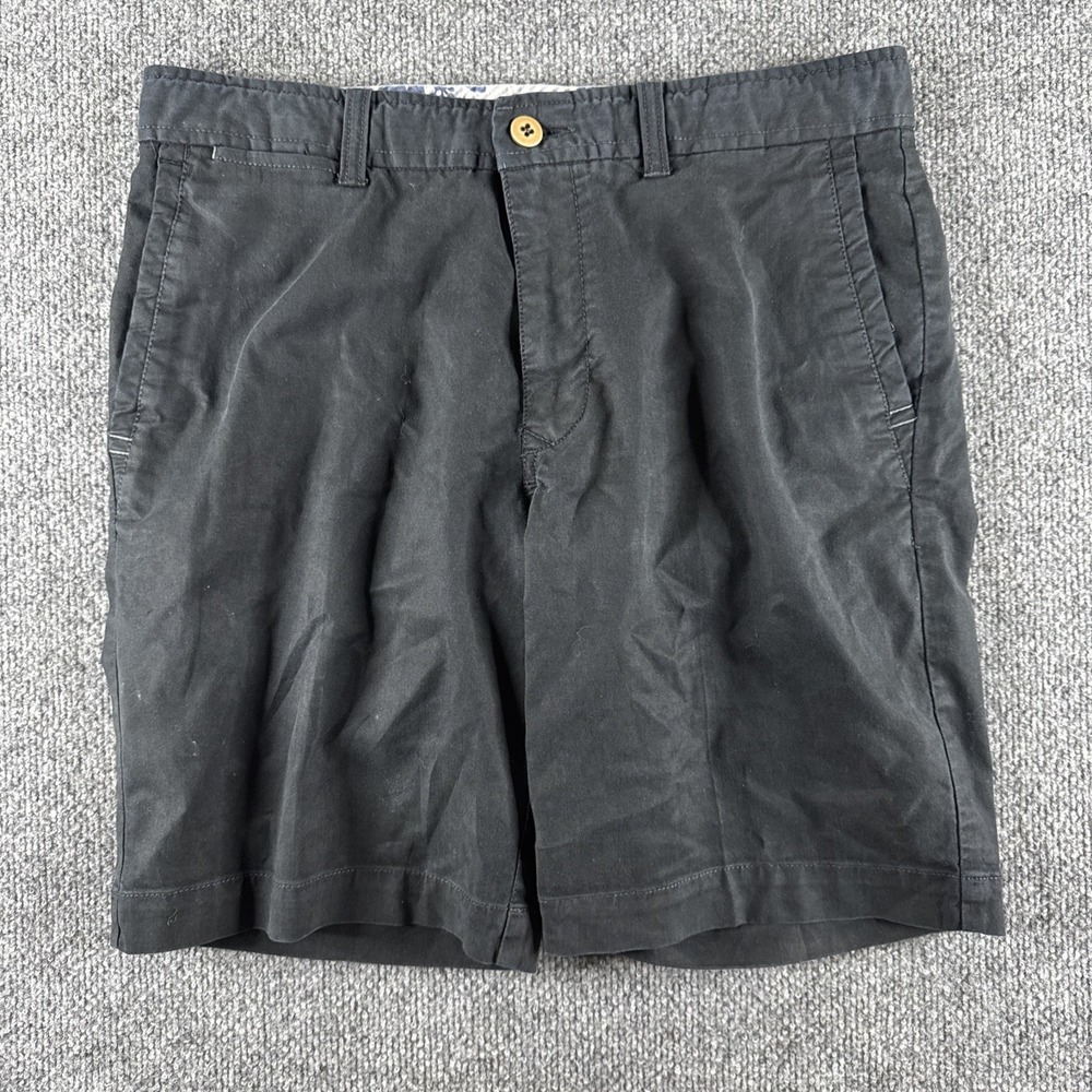 TOMMY BAHAMA Shorts‎ 32 Men's Flat Black 9" Inseam